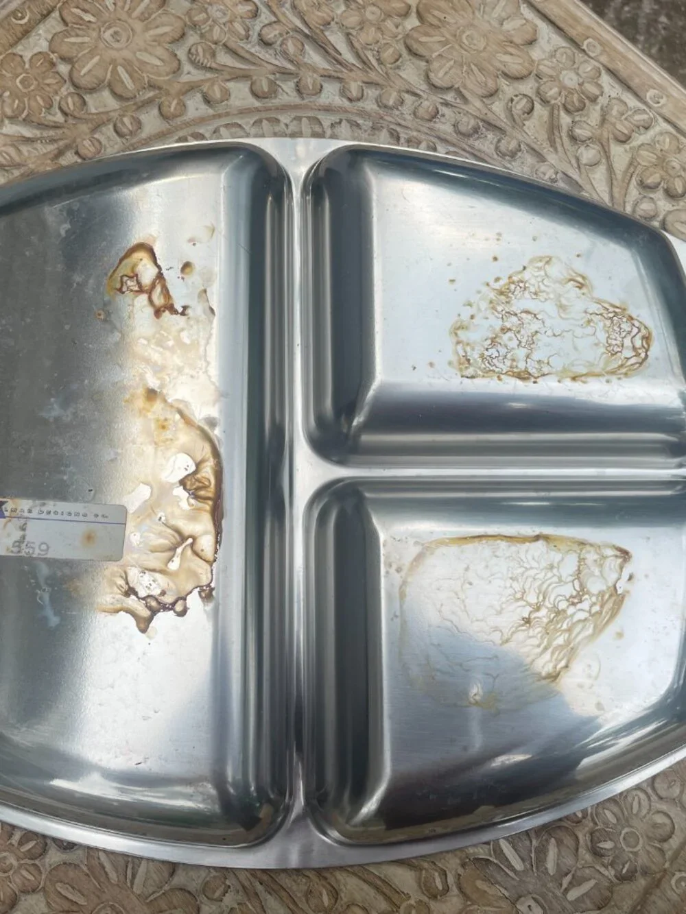 Vintage Danish Stainless Steel Platter